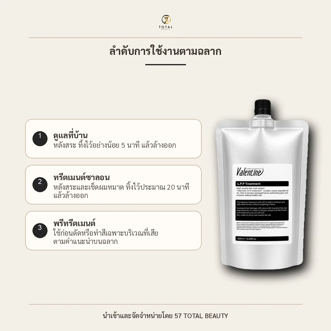 L.P.P Treatment การดูแลที่บ้าน ทรีตเมนต์ซาลอน และพรีทรีตเมนต์